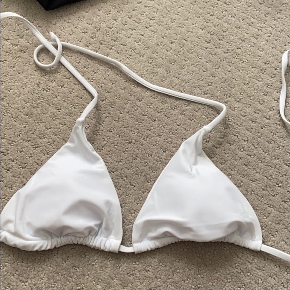Shein Tie Up Bikini Top Size M